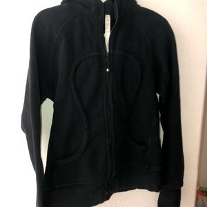 Black lululemon athletica jacket.